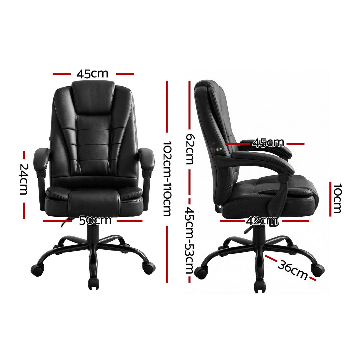 Artiss 2 Points Massage Chair Gaming