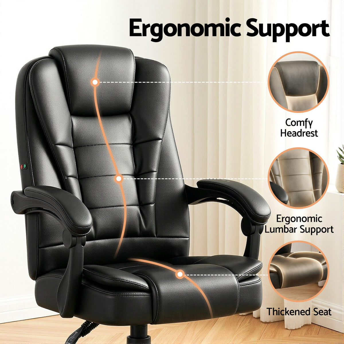 Artiss 2 Points Massage Chair Gaming
