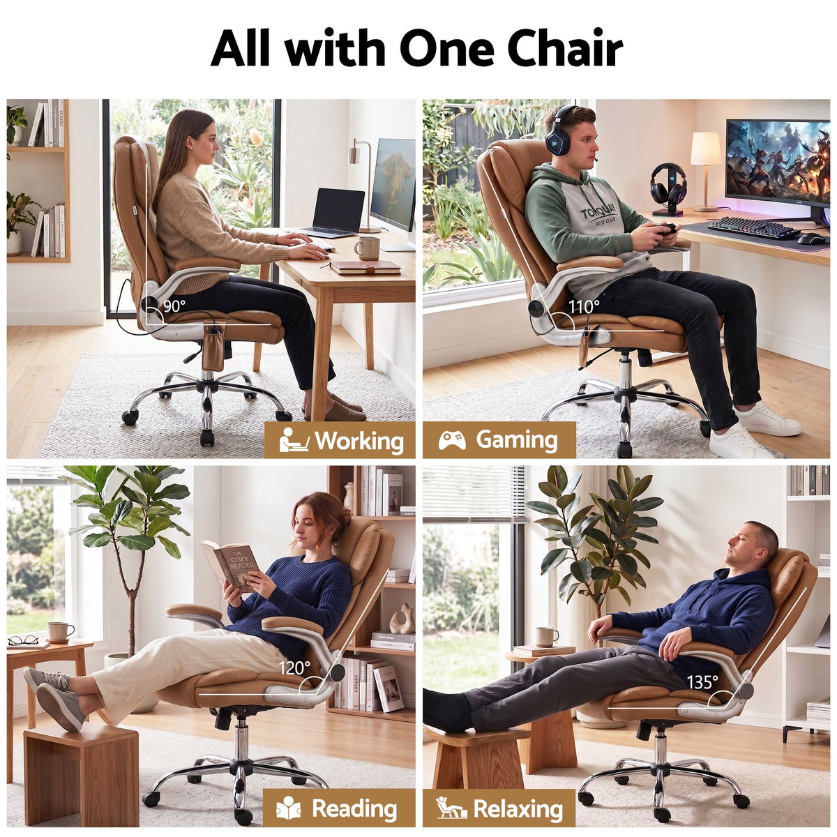 Artiss 8 Points Massage Office Chair