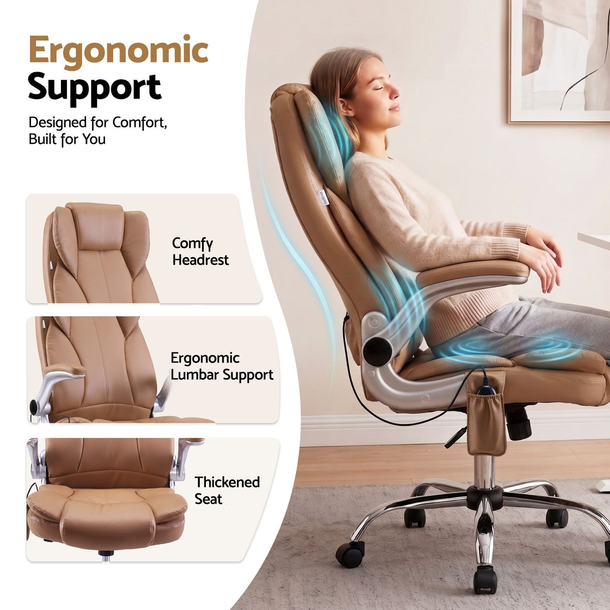 Artiss 8 Points Massage Office Chair