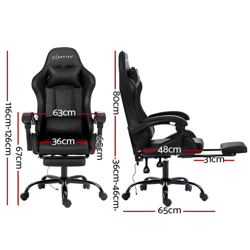Artiss 2 Point Massage Gaming