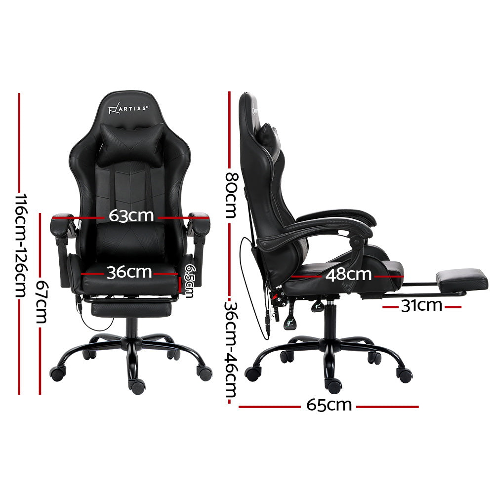 Artiss 6 Point Massage Gaming