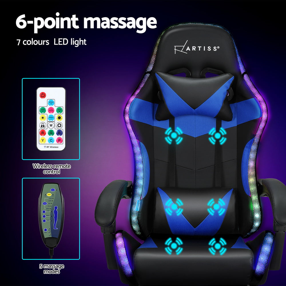 Artiss 6 Point Massage Gaming