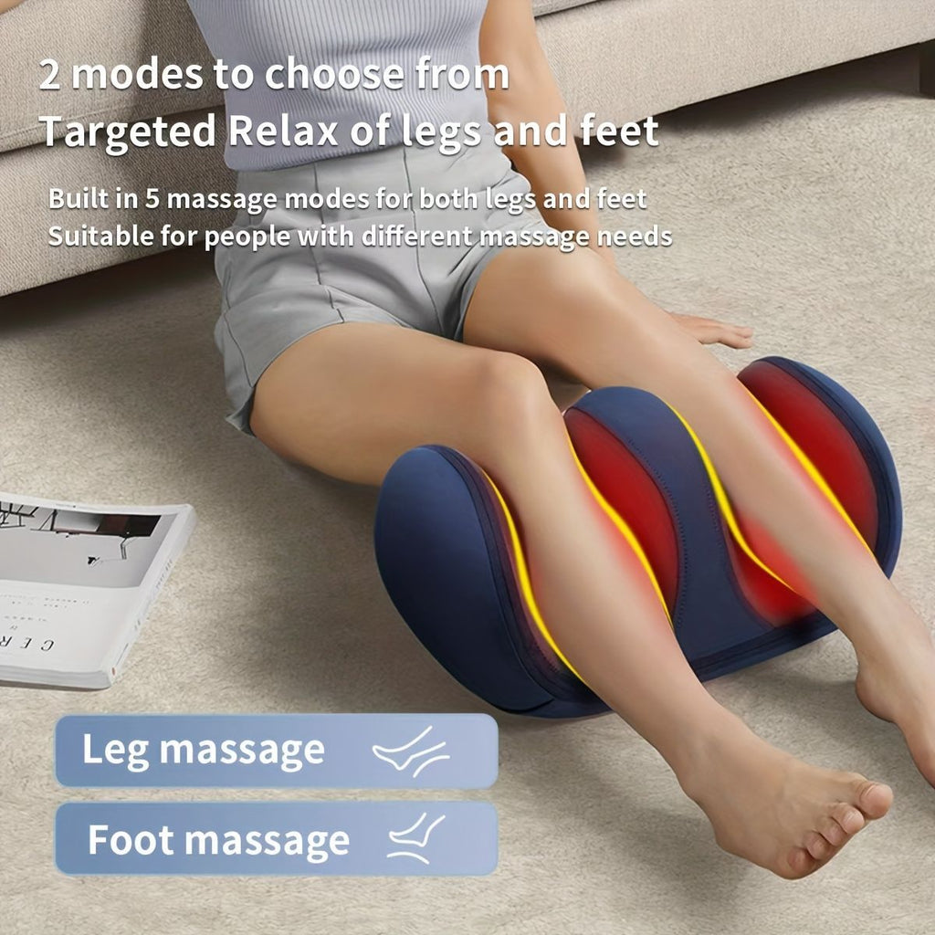 Foot Massager Heating Massager Multiple Modes 20 Massage Heads Foot Massage - Navy - Size Australian - standard