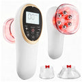 Modern Jingluo Beauty Massager – Electric Meridian Facial & Body Roller with Gentle Suction and Warmth, Multi-Speed Skincare Tool for Relaxing Rituals (White)