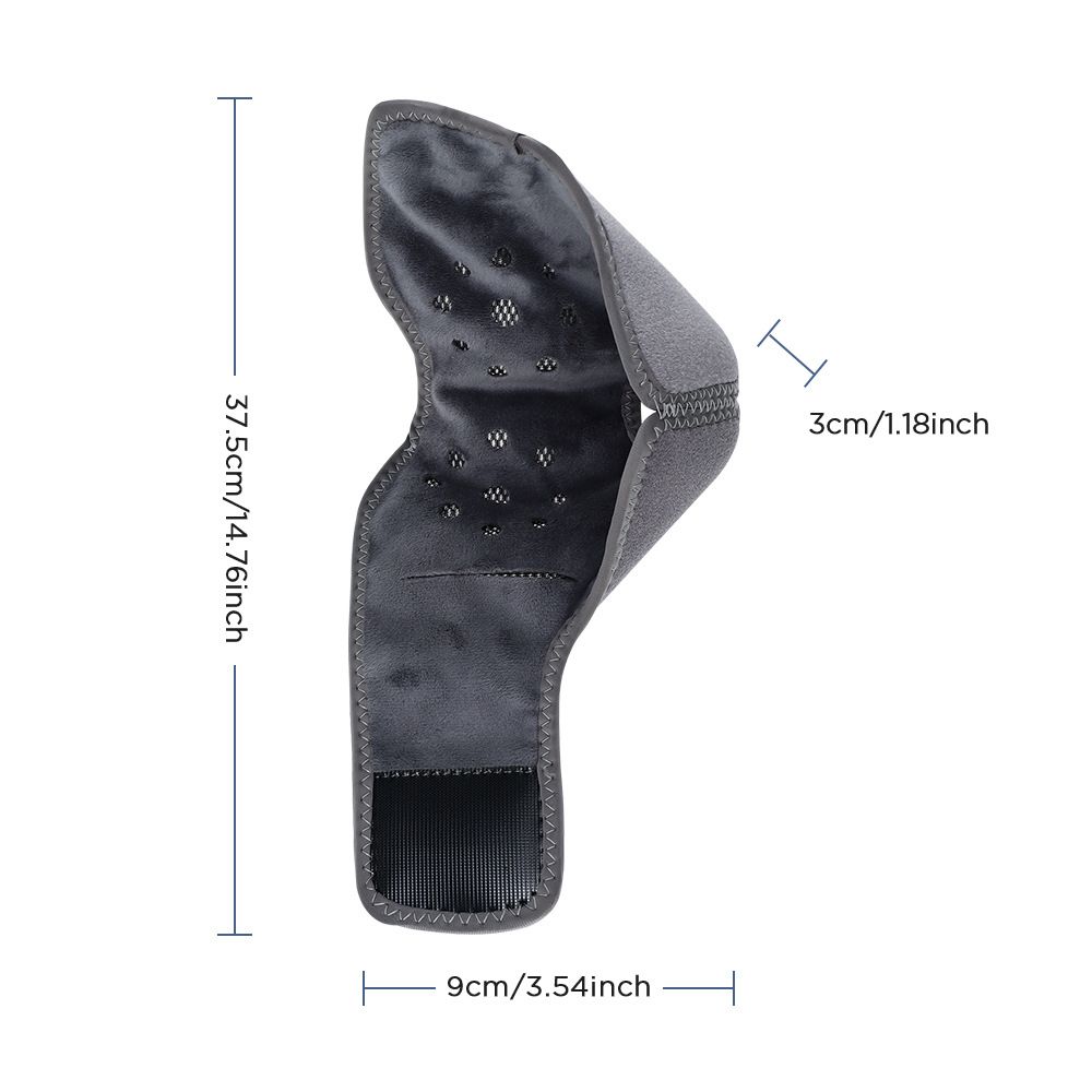 Heated Ankle Wrap with Massage – Infrared Heat Therapy, Vibration Massage, Rechargeable & Adjustable Strap | [NEW ARRIVAL]