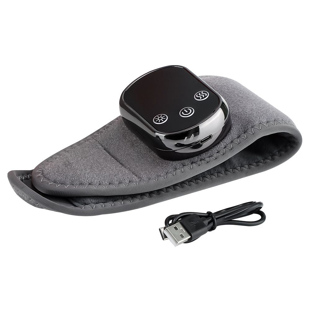 Electric Wrist Heating Massager - Infrared Heat Therapy + Vibration Massage, Rechargeable & Temperature Adjustable