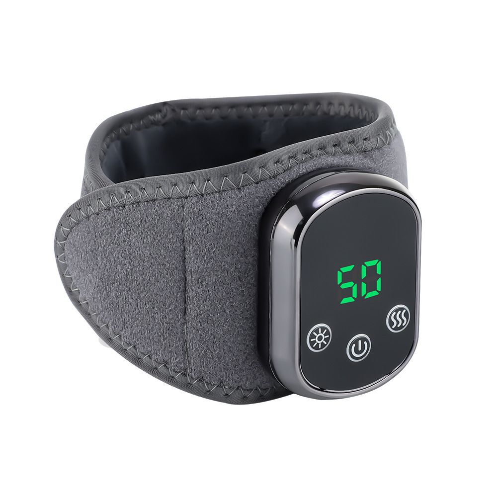 Electric Wrist Heating Massager - Infrared Heat Therapy + Vibration Massage, Rechargeable & Temperature Adjustable