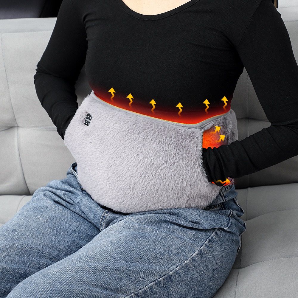 Menstrual Cramp Relief Belt with Hand Pockets