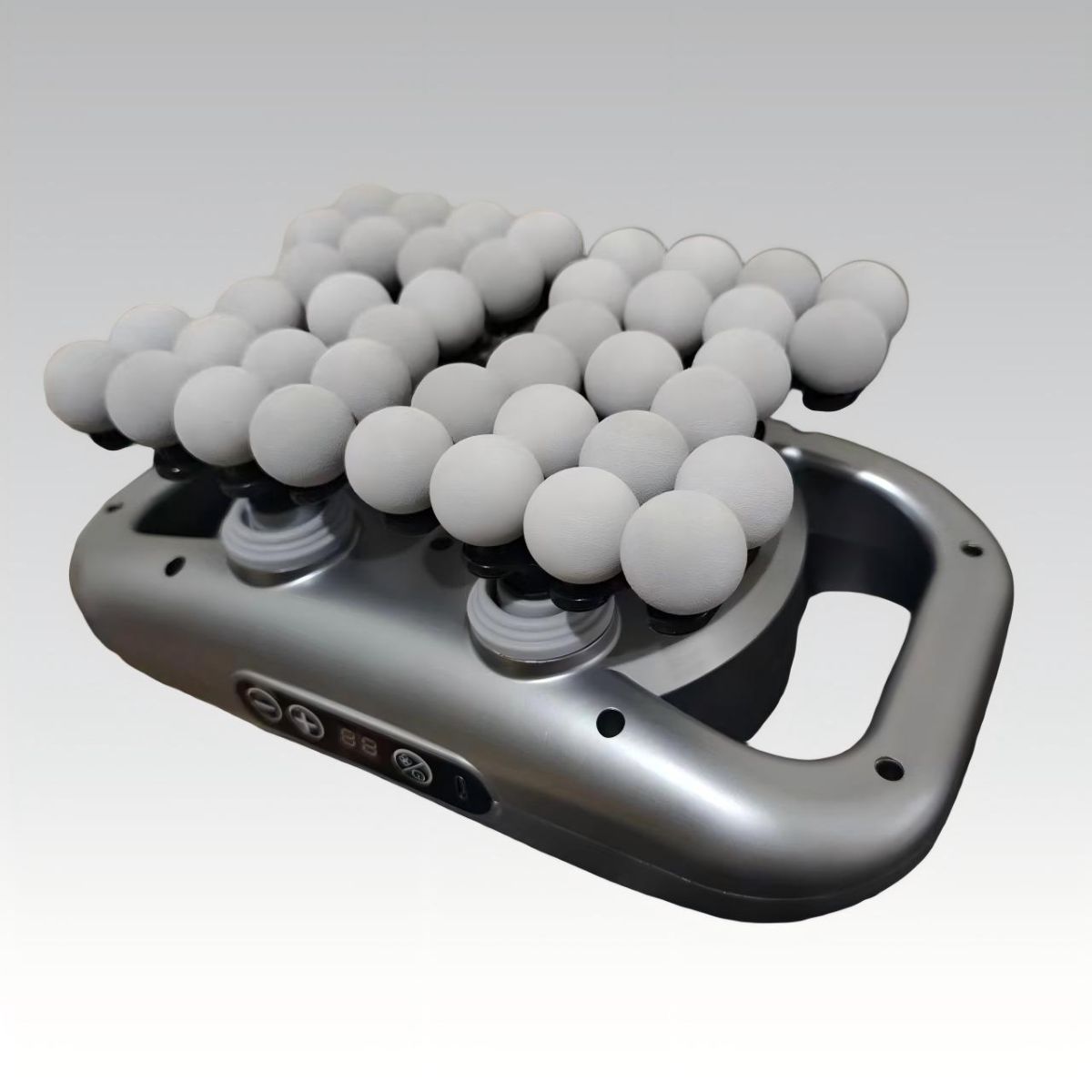42-Head Massager 9-Speed Massager Fast-Charge Massager Relaxation Massager - Gray - Size 17-12-31